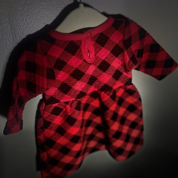 HB brand, quilted Buffalo check dress - Picture 3 of 4